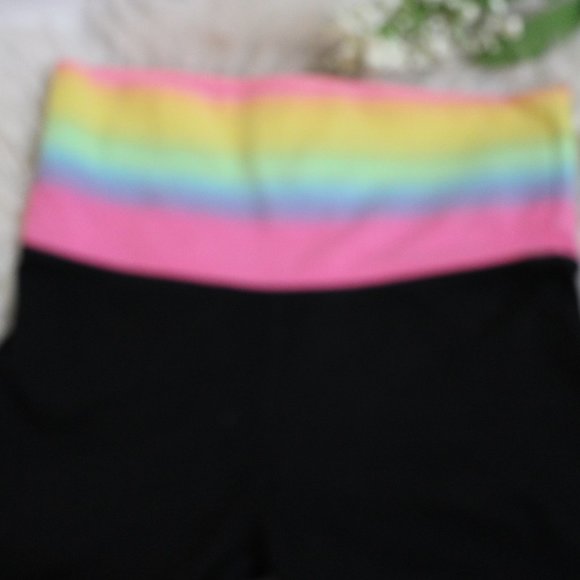 George Girl Black leggings soft pants Rainbow WB - Picture 2 of 6